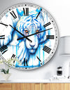 Blue Tears - Large Cottage Wall Clock