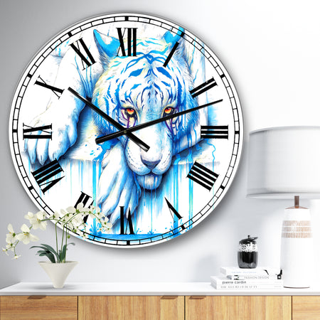 Blue Tears - Large Cottage Wall Clock