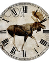 Moose Lodge 2 - Oversized Cottage Wall Clock