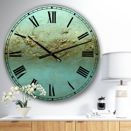 Porch & Den [Clock] Ocean Dreams - Large Aluminum Wall Clock