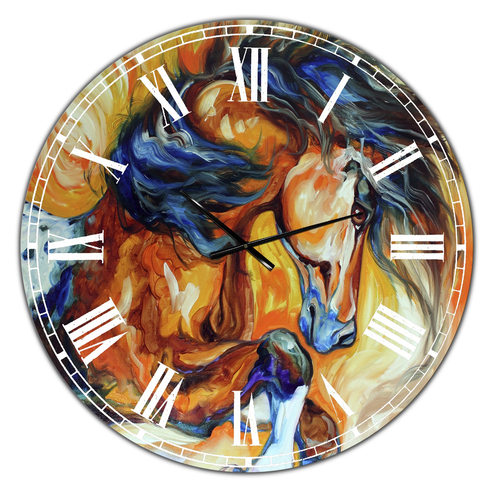 Dance Of The Wild One - Oversized Cottage Wall Clock