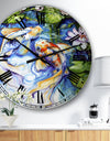 Koi Koi And Lily - Large Nautical & Coastal Wall Clock