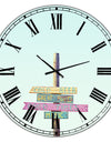 4 Thruths Of Life - Oversized Cottage Wall Clock