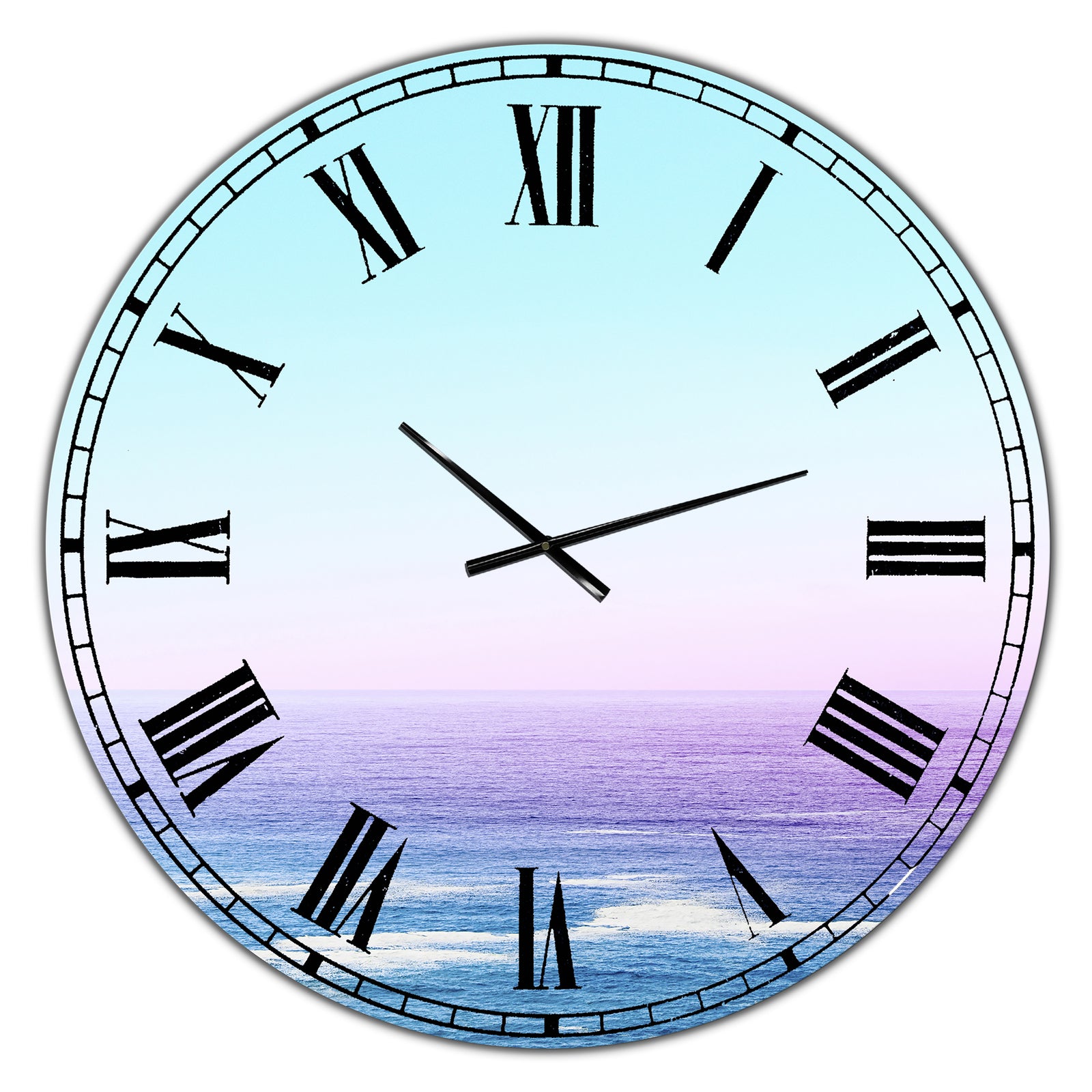 Ocean View - Oversized Nautical & Coastal Wall Clock