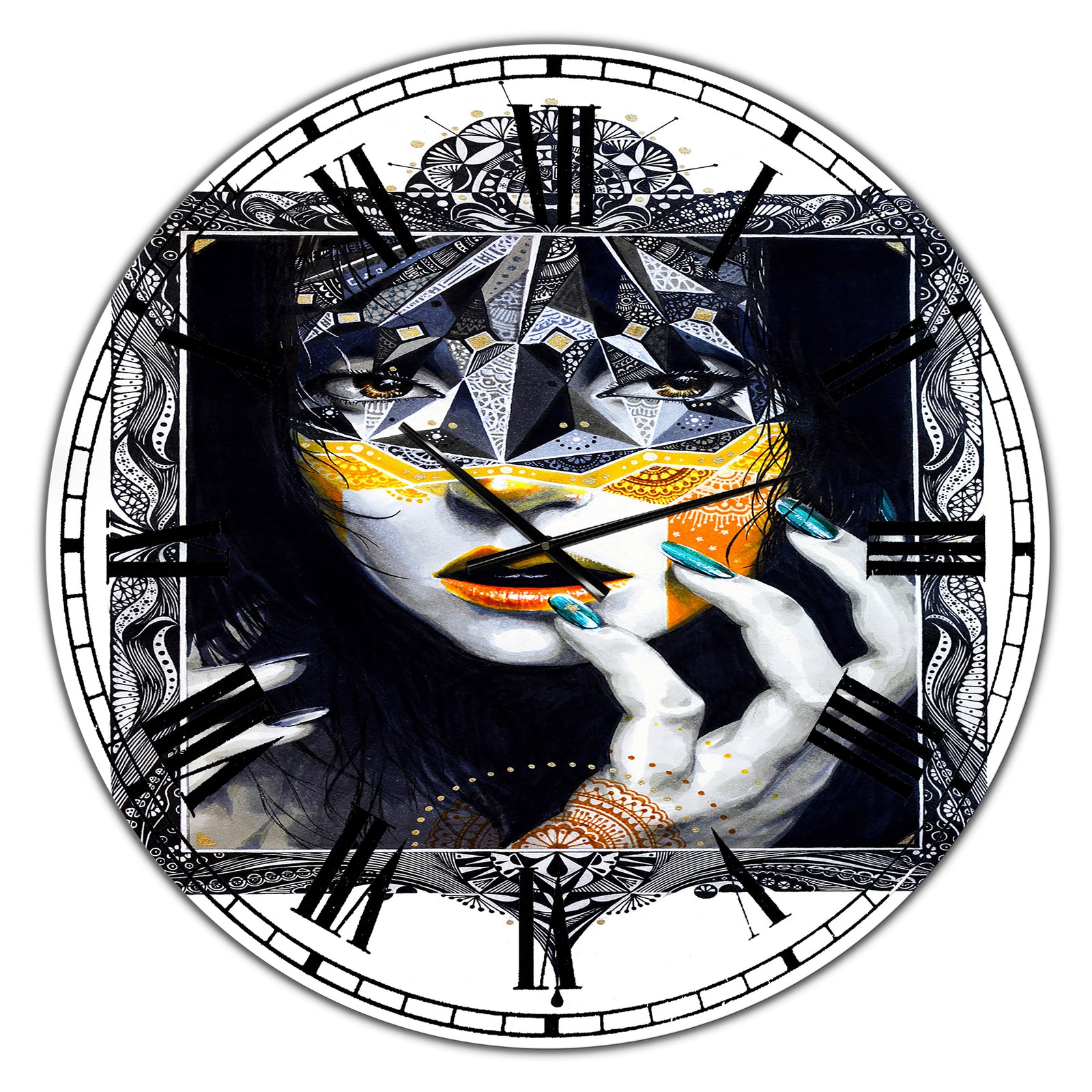 Urban Lady Style - Oversized Modern Wall Clock