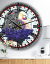 Urban Girl Mandala - Large Modern Wall Clock