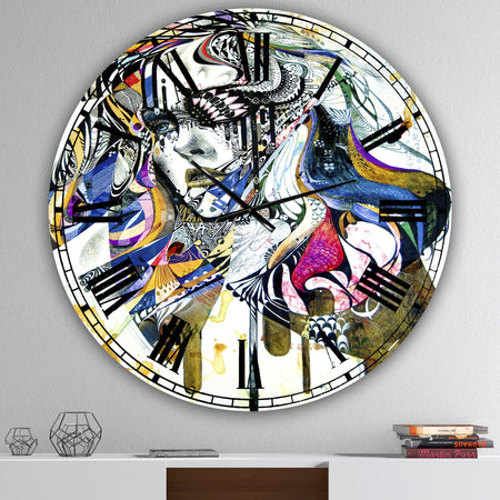 Reminiscence II - Oversized Modern Wall Clock