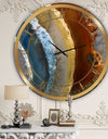 Mineral Slice XV - Oversized Fashion Wall Clock