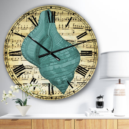 Blue Sea 2 - Nautical & Coastal Wall Clock
