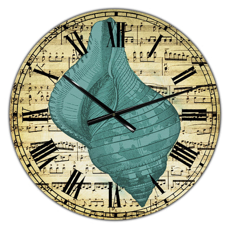 Blue Sea 2 - Nautical & Coastal Wall Clock