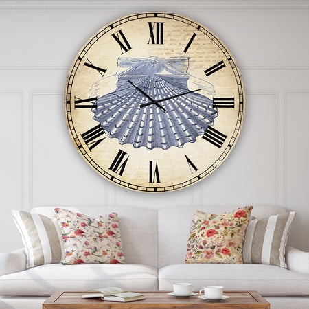 Blue Sea 3 - Oversized Nautical & Coastal Wall Clock