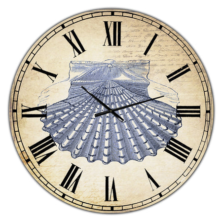 Blue Sea 3 - Oversized Nautical & Coastal Wall Clock