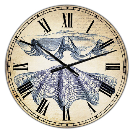 Blue Sea 4 - Large Nautical & Coastal Wall Clock