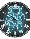 Neon Astronaut - Oversized Modern Wall Clock