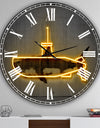 Yellow submarine - Oversized Modern Wall Clock
