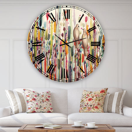 L'un Pour L'autre - Oversized Cottage Wall Clock