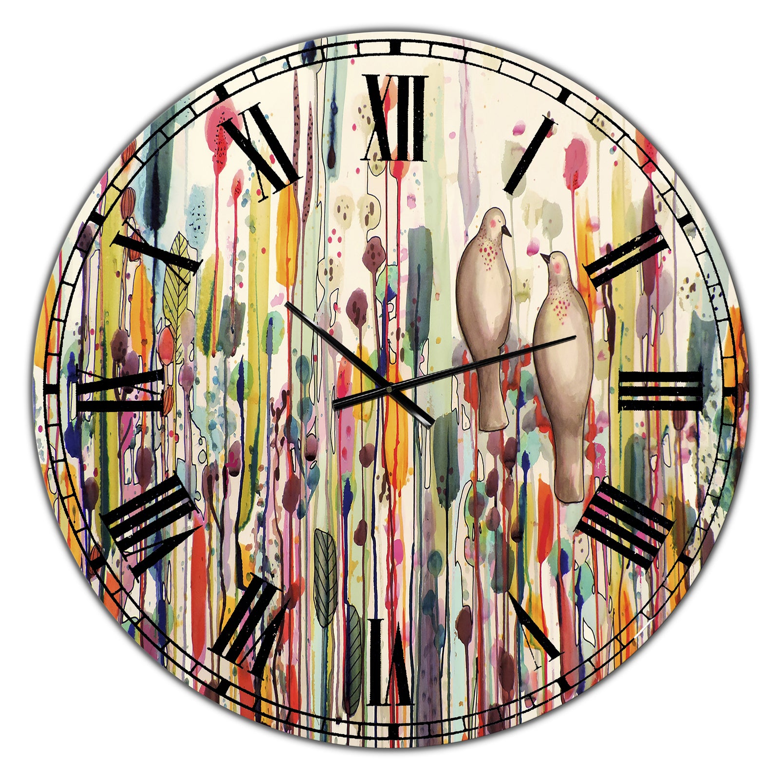 L'un Pour L'autre - Oversized Cottage Wall Clock
