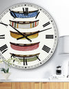 Five Canoes - Large Lake House Wall Clock