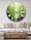 Into the Clearing Forest - Traditional Landscape Large Wall CLock