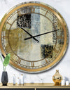 Multicolor Twin City - Glam Large Wall CLock