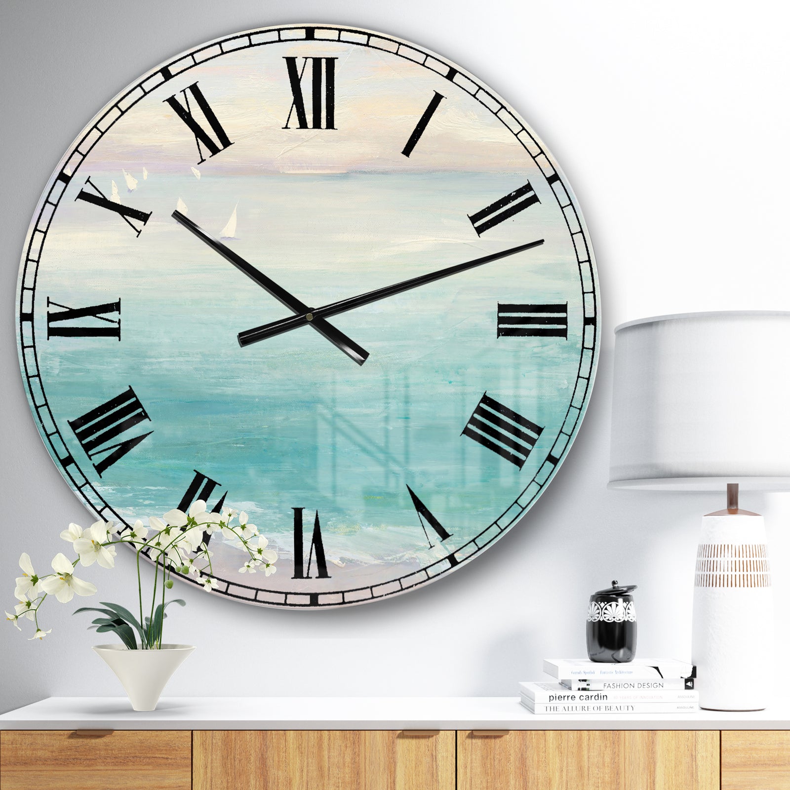From the Shore - Traditional Large Wall CLock