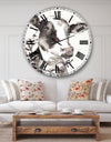 Cow Portrait Country Life - Wildlife Large Wall CLock