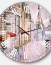 Love in Paris III - Romantic French Country Large Wall CLock