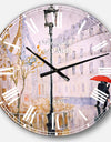 Love in Paris V - Romantic French Country Wall CLock