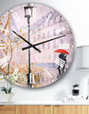 Love in Paris V - Romantic French Country Wall CLock