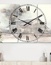 Farmhouse Barn Grey III - Cottage 3 Panels Oversized Wall CLock