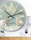 Pastel Bath II - Nautical & Beach Wall CLock