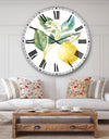 Floursack Lemon I - Cabin & Lodge Wall CLock