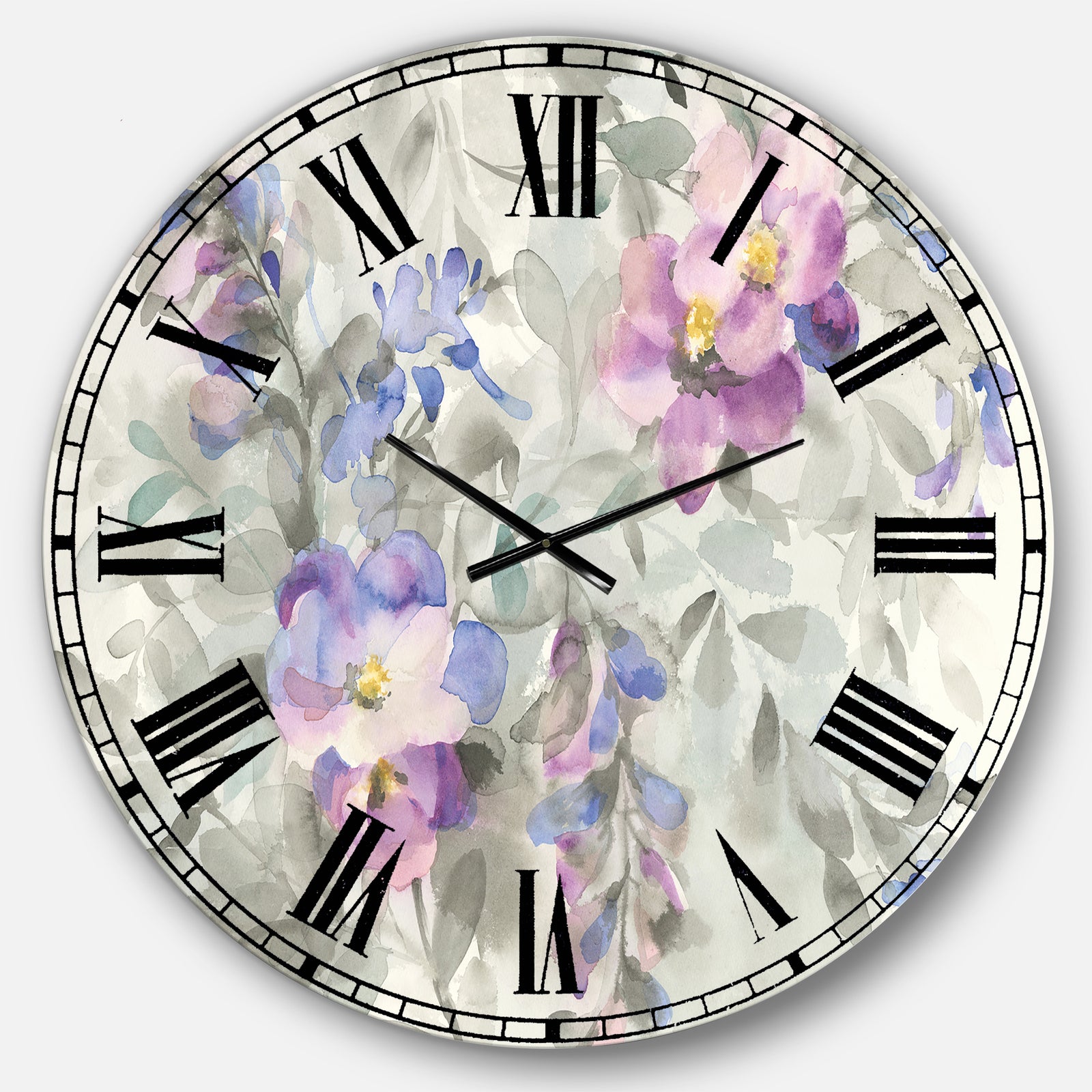 Garden Dreams Flower - Traditional Wall CLock