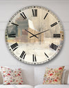 The Gray Barn Jartop 'Winter on the Farmhouse - Oversized Metal Clock