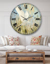 Snowy Egret in Flight vII - Farmhouse Wall CLock