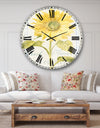 Floursack Florals II - Cottage Wall CLock