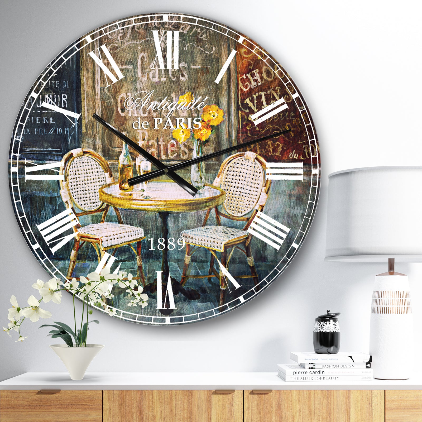 French Cafe - Traditional Wall CLock