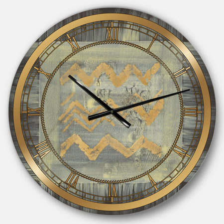 Galm Abstract I - Glam Large Wall CLock