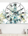 Eucalyptus Natural Element - Cottage 3 Panels Oversized Wall CLock