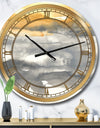 Gold Glamour Direction II - Glam Large Wall CLock