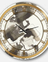 Geometric Glam Square I - Glam Large Wall CLock