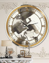 Geometric Glam Square I - Glam Large Wall CLock