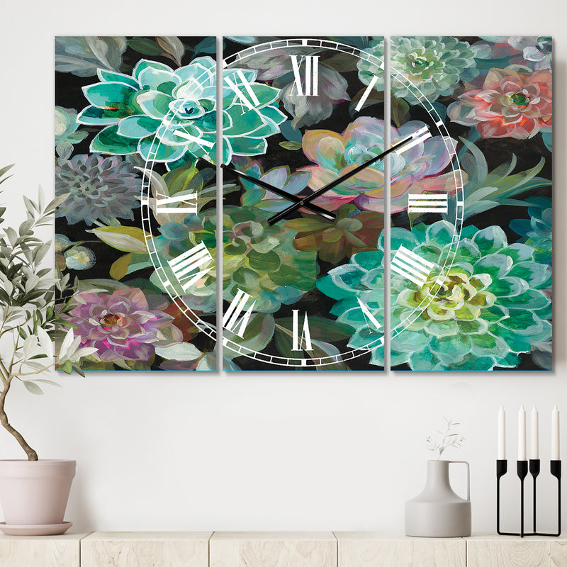 succulent clock Floral Succulents