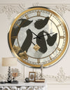 Glam Collage I - Glam Large Wall CLock