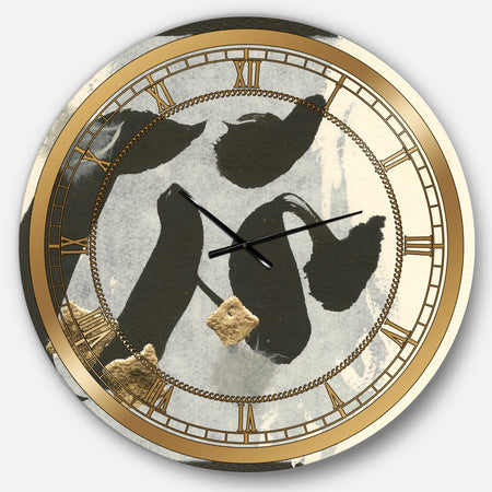 Glam Collage I - Glam Large Wall CLock