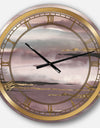 Purple Glam Storm IV - Glam Wall CLock