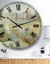 Tranquil Country Field - Farmhouse Large Wall CLock