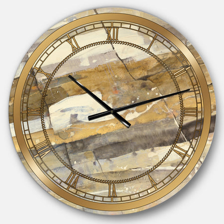 Fire and Ice Minerals V - Glam Large Wall CLock