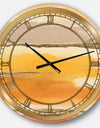 Gilded Amber II - Glam Large Wall CLock