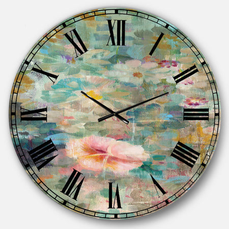 Silver Orchid Fonteney Cabin & Lodge Oversized Metal Clock